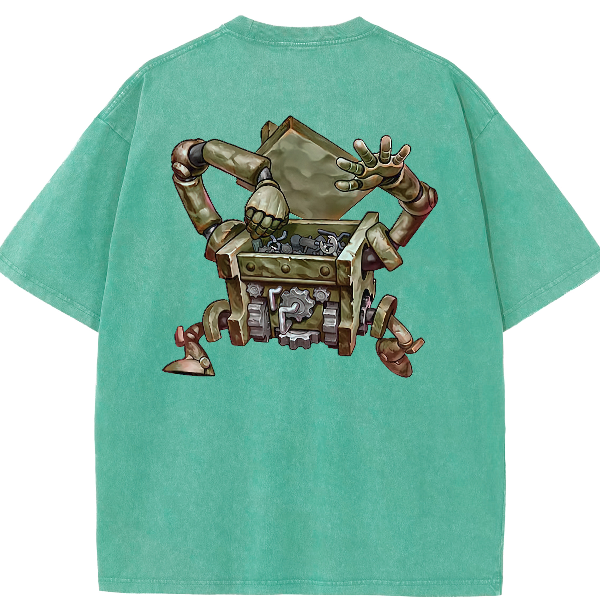 （画像用） 遊☆戯☆王 Yu-Gi-Oh! 綿100% ヴィンテージ風 半袖Tシャツ（背面プリント）